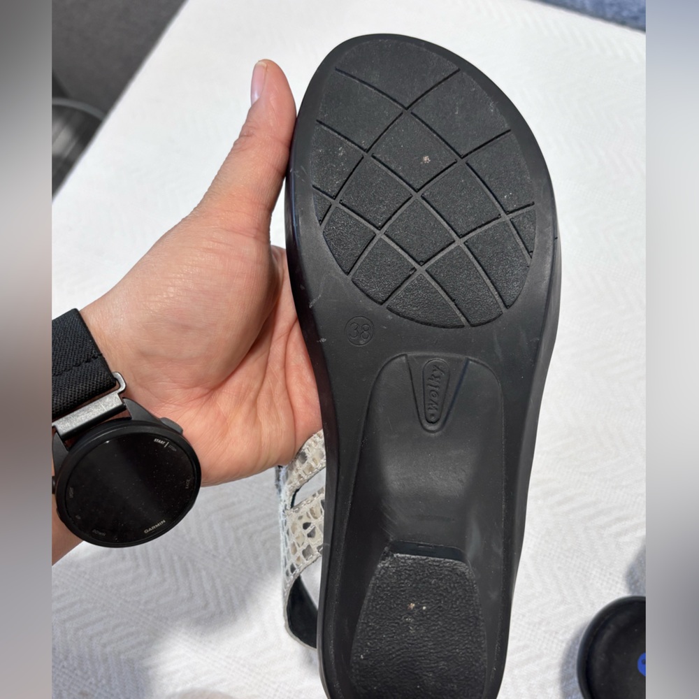 Wolky Black and White Sandals - Picture 7 of 8